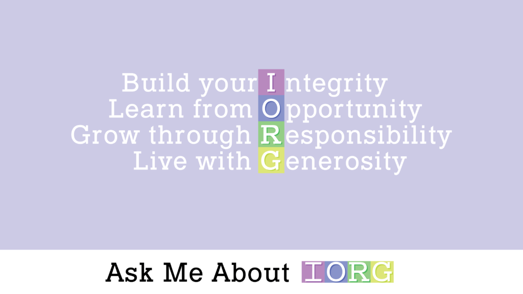 ask me about IORG